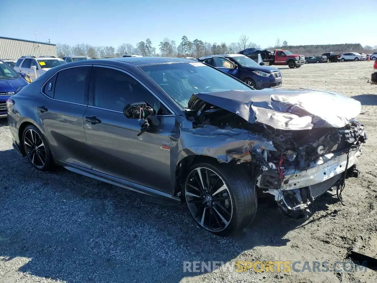 4 Photograph of a damaged car 4T1B61HK8KU831028 TOYOTA CAMRY 2019