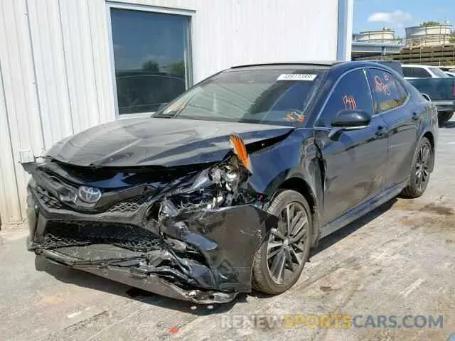 2 Photograph of a damaged car 4T1B61HK8KU839601 TOYOTA CAMRY 2019