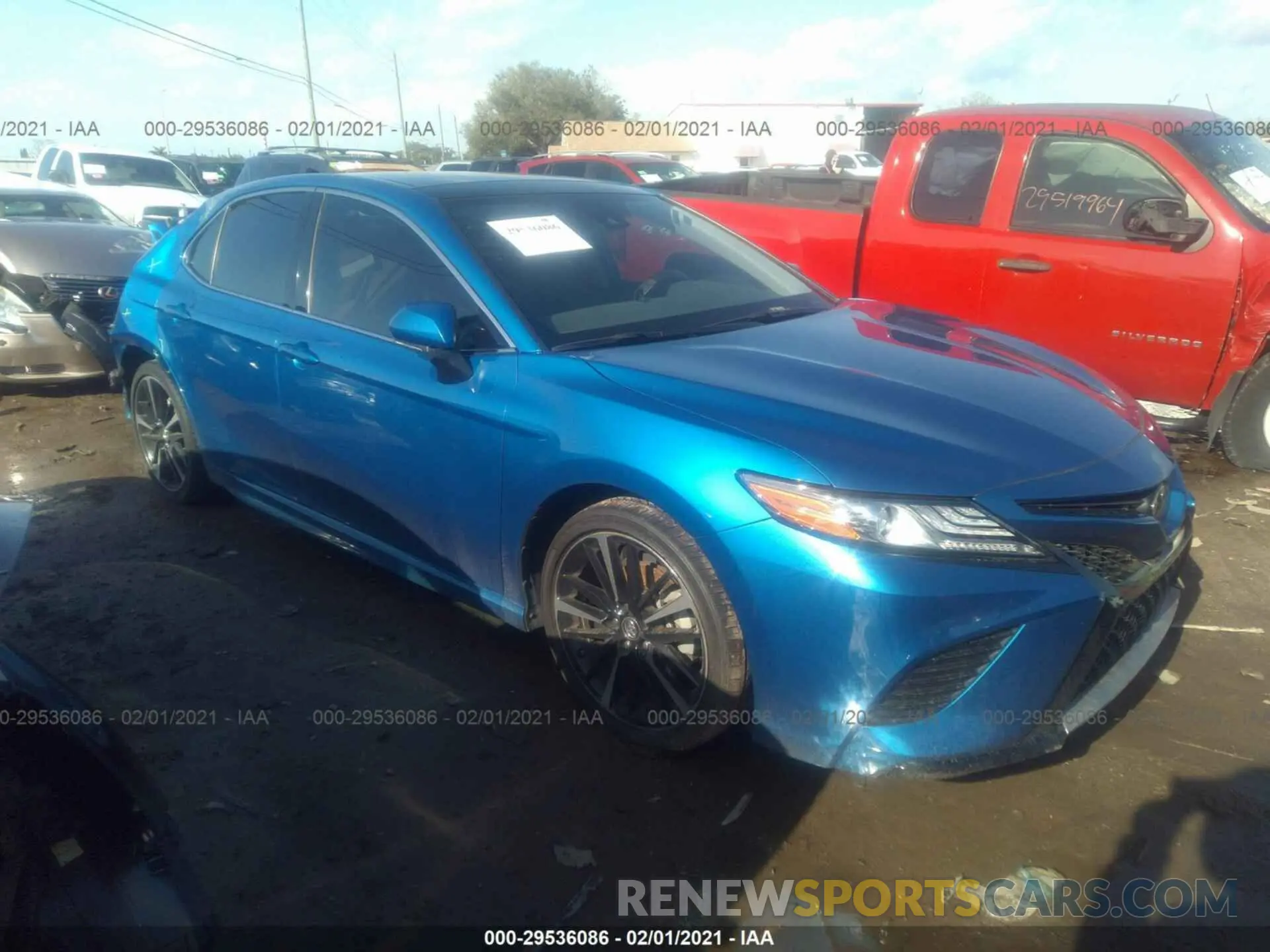 1 Photograph of a damaged car 4T1B61HK9KU266031 TOYOTA CAMRY 2019