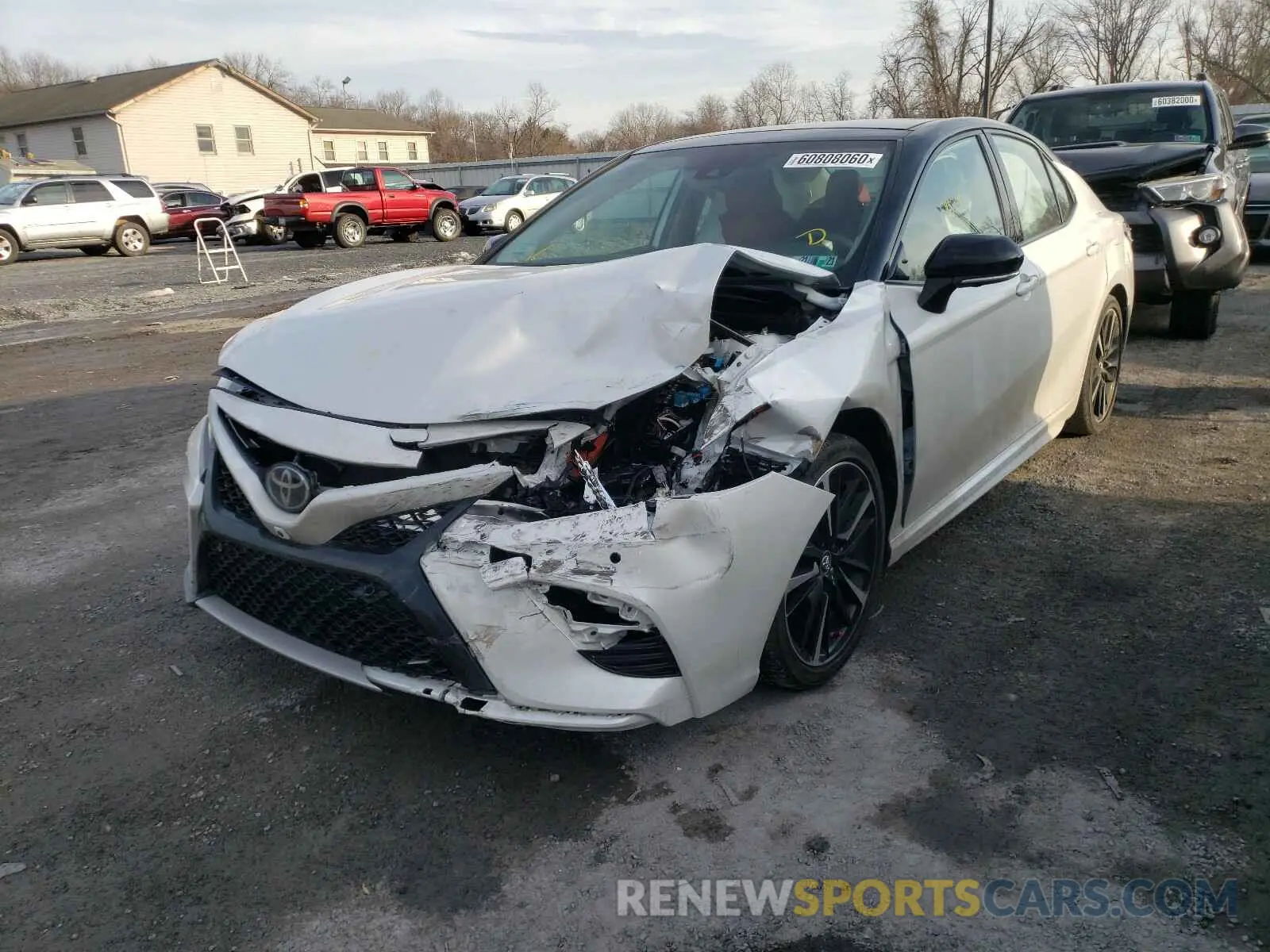 2 Photograph of a damaged car 4T1B61HK9KU293990 TOYOTA CAMRY 2019
