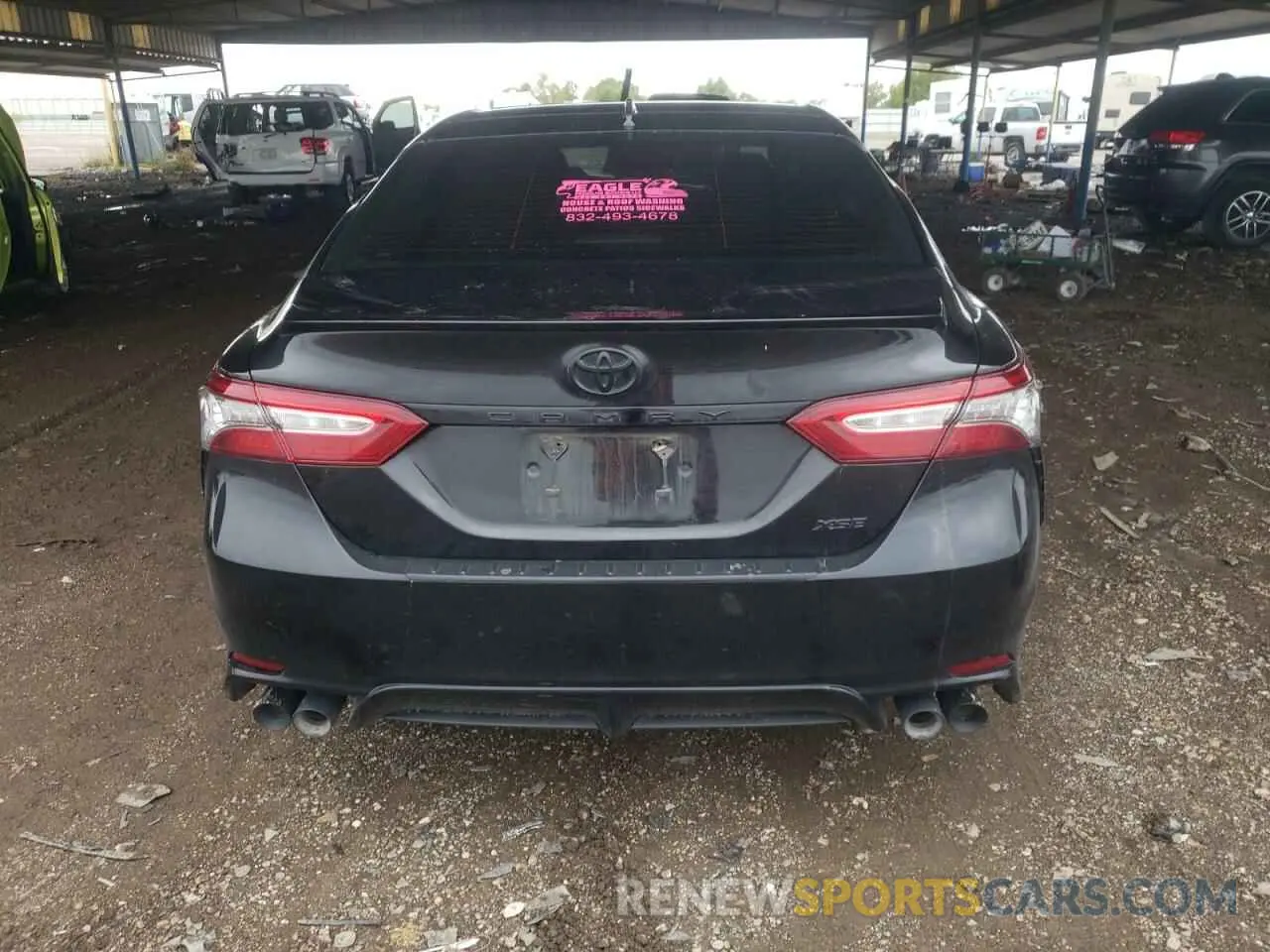 6 Photograph of a damaged car 4T1B61HK9KU824413 TOYOTA CAMRY 2019