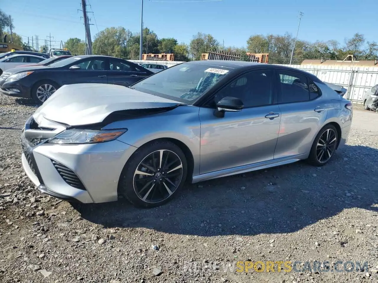 1 Photograph of a damaged car 4T1B61HKXKU285414 TOYOTA CAMRY 2019