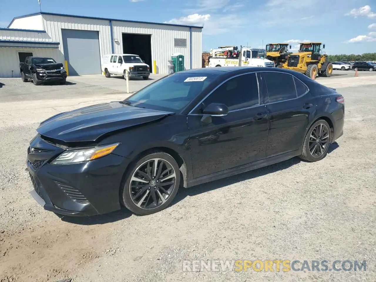 1 Photograph of a damaged car 4T1B61HKXKU834948 TOYOTA CAMRY 2019