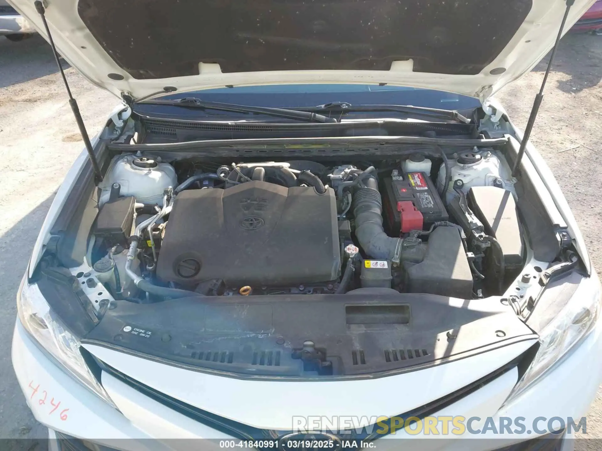 10 Photograph of a damaged car 4T1BZ1HK0KU507692 TOYOTA CAMRY 2019
