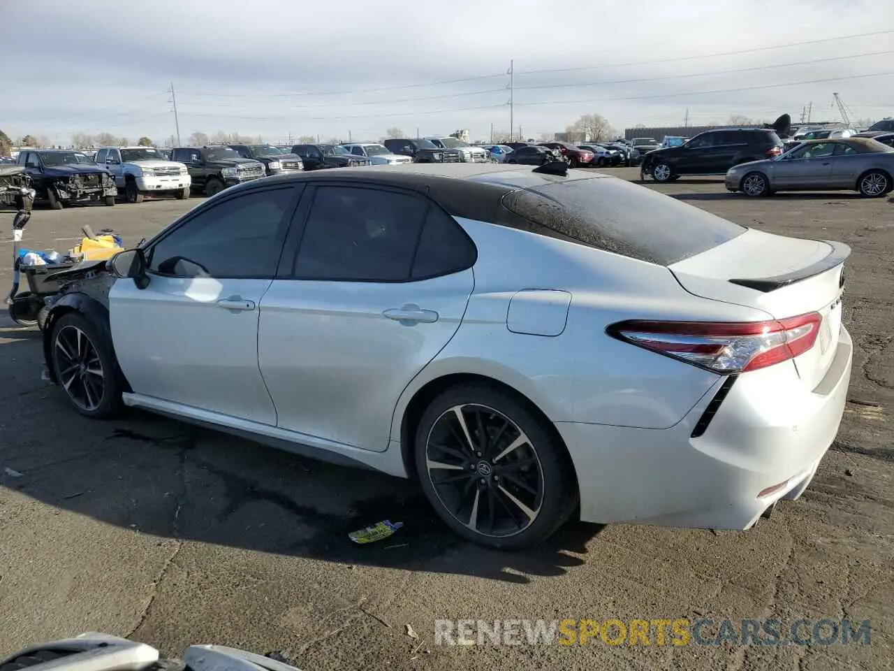 2 Photograph of a damaged car 4T1BZ1HK1KU028441 TOYOTA CAMRY 2019