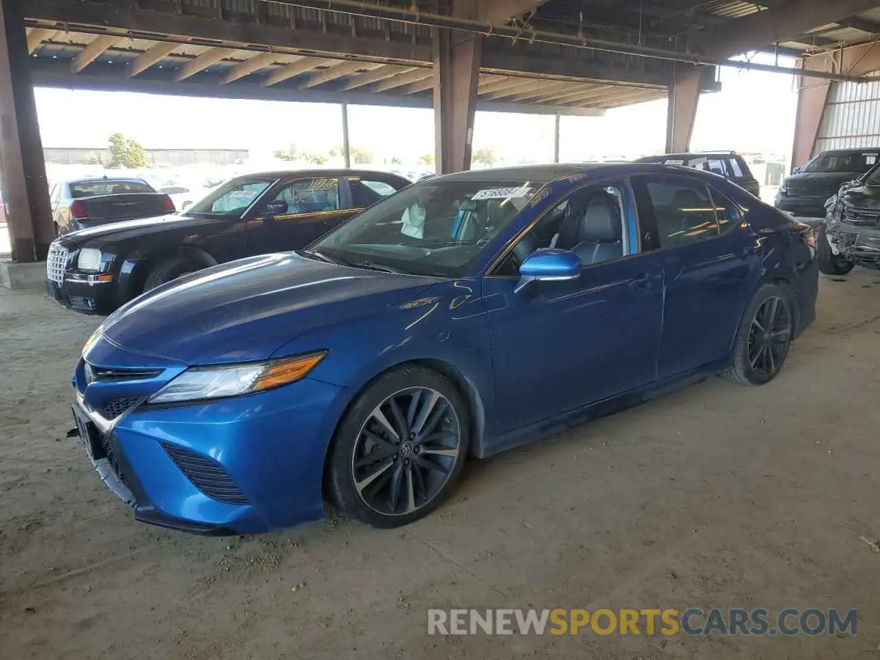 1 Photograph of a damaged car 4T1BZ1HK2KU025158 TOYOTA CAMRY 2019