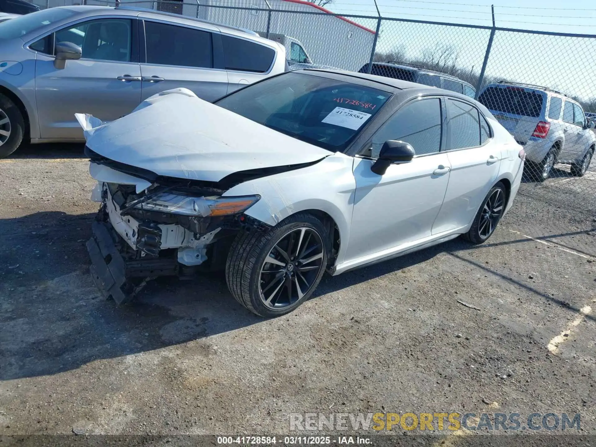 2 Фотография поврежденного автомобиля 4T1BZ1HK3KU027579 TOYOTA CAMRY 2019