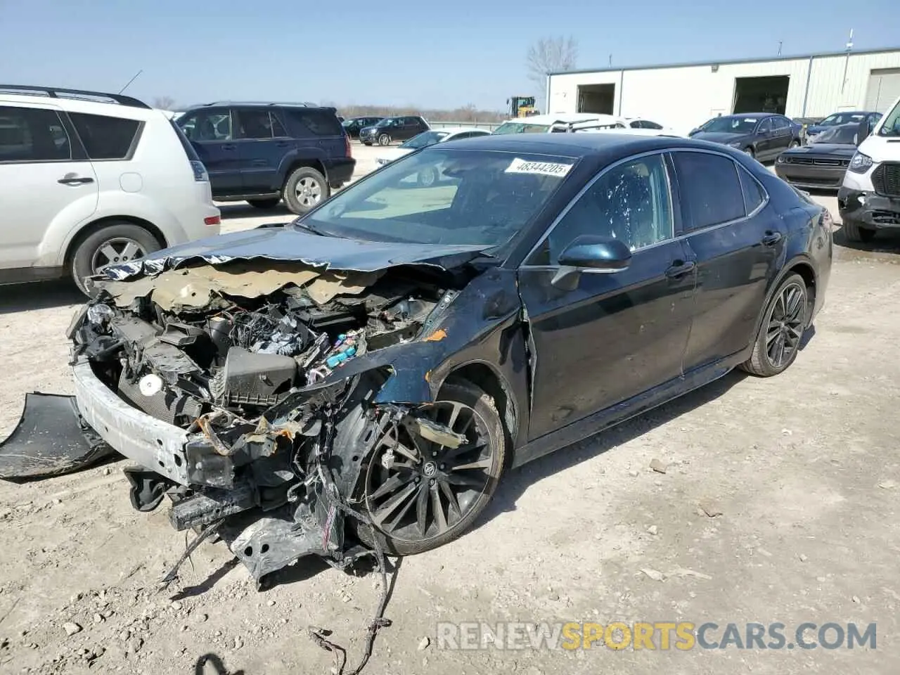 1 Photograph of a damaged car 4T1BZ1HK4KU030863 TOYOTA CAMRY 2019