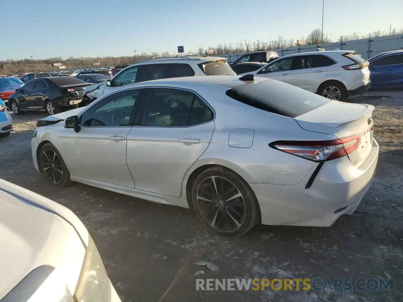 2 Photograph of a damaged car 4T1BZ1HK6KU028564 TOYOTA CAMRY 2019