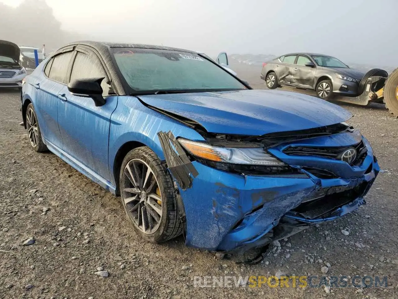 1 Photograph of a damaged car 4T1BZ1HK7KU032302 TOYOTA CAMRY 2019