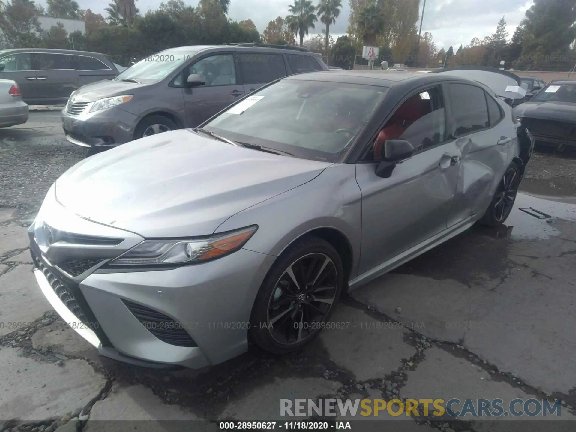2 Photograph of a damaged car 4T1BZ1HK9KU023729 TOYOTA CAMRY 2019