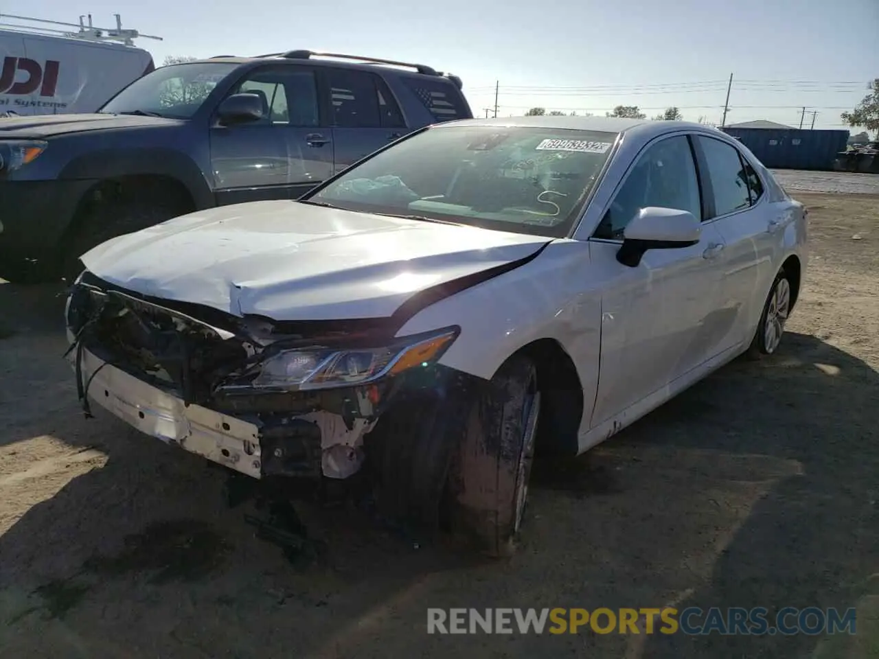 1 Photograph of a damaged car 4T1C11AK0LU351743 TOYOTA CAMRY 2020