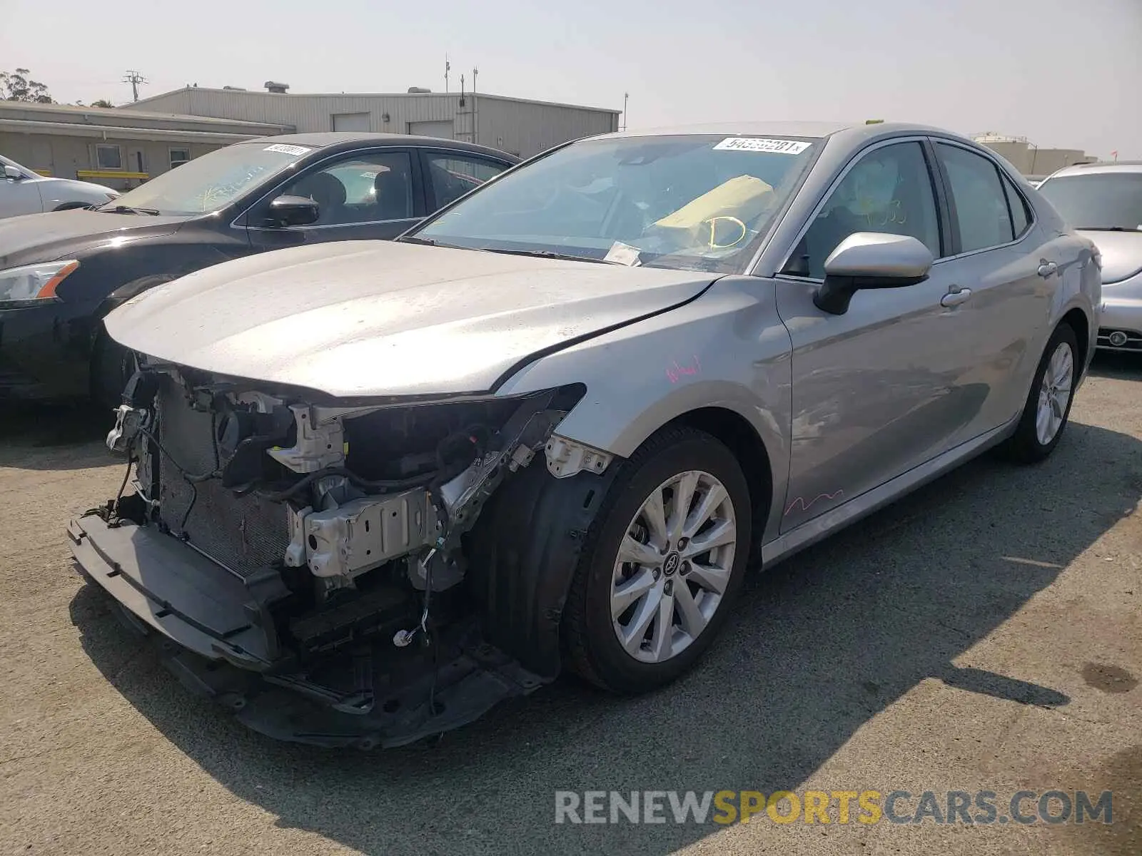 2 Photograph of a damaged car 4T1C11AK0LU354075 TOYOTA CAMRY 2020