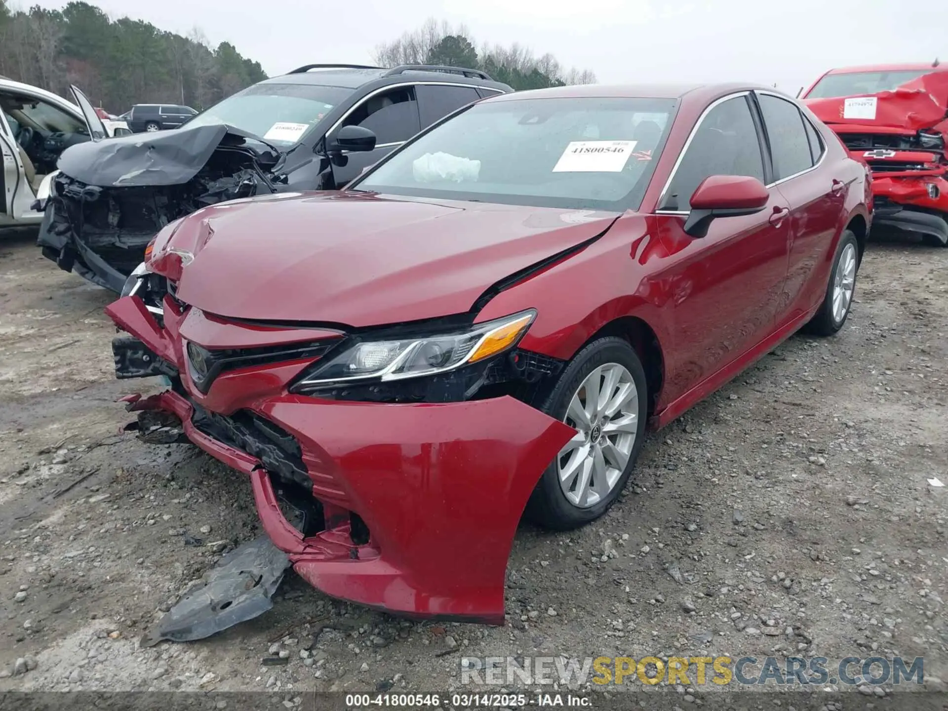 2 Photograph of a damaged car 4T1C11AK1LU359477 TOYOTA CAMRY 2020