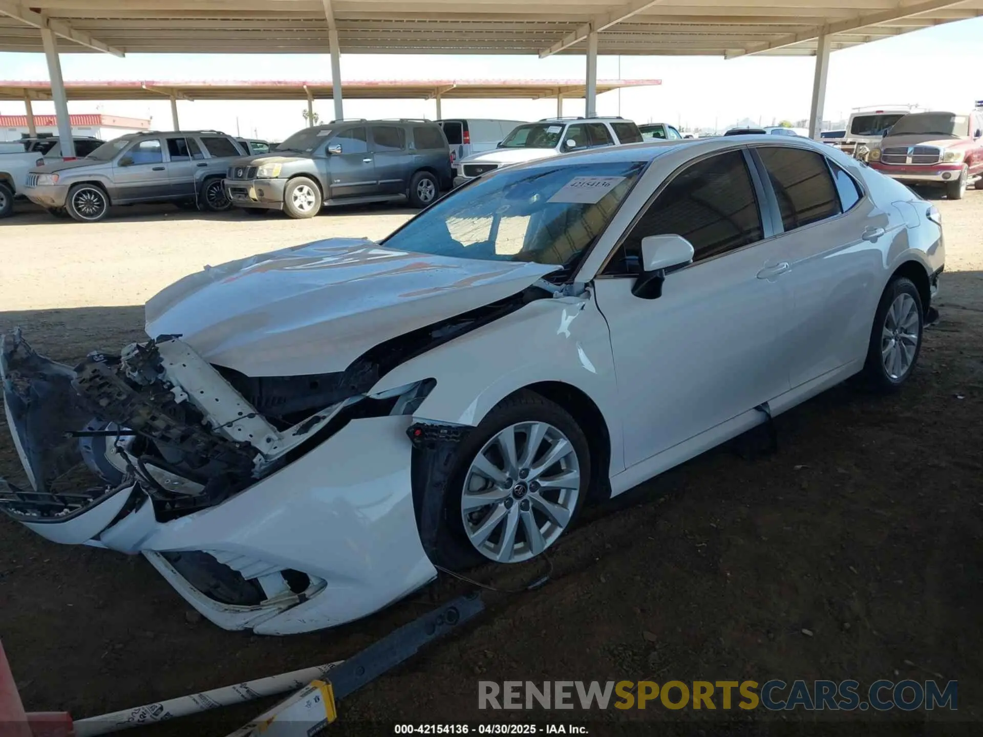 2 Photograph of a damaged car 4T1C11AK1LU366915 TOYOTA CAMRY 2020