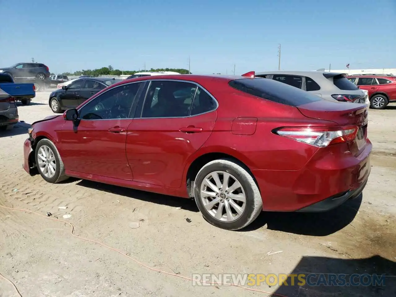 2 Photograph of a damaged car 4T1C11AK1LU399395 TOYOTA CAMRY 2020