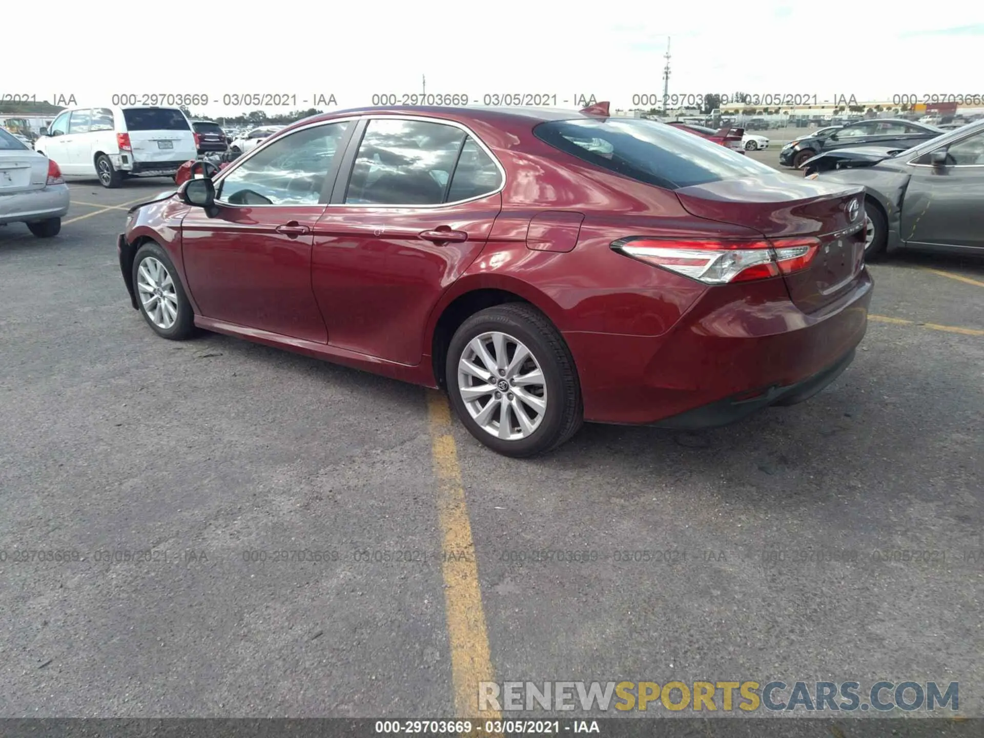 3 Photograph of a damaged car 4T1C11AK1LU935763 TOYOTA CAMRY 2020
