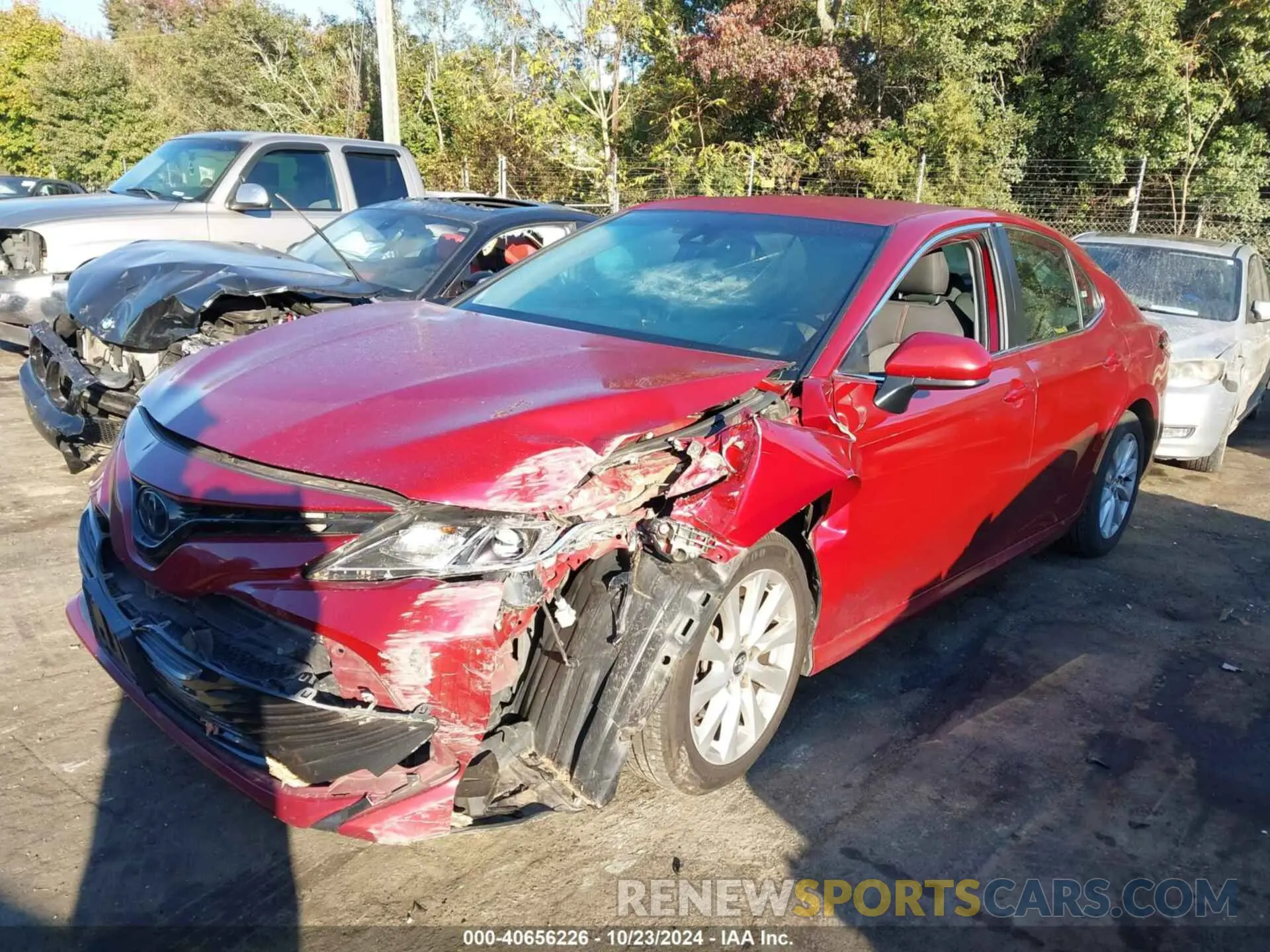 2 Photograph of a damaged car 4T1C11AK2LU342834 TOYOTA CAMRY 2020