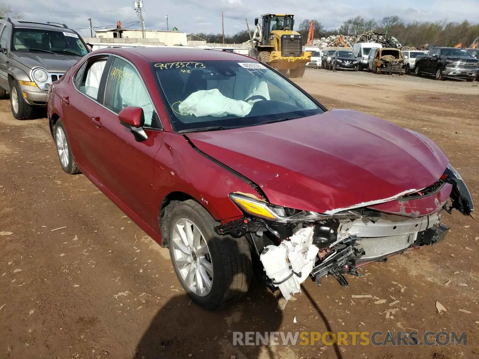 1 Photograph of a damaged car 4T1C11AK3LU359495 TOYOTA CAMRY 2020