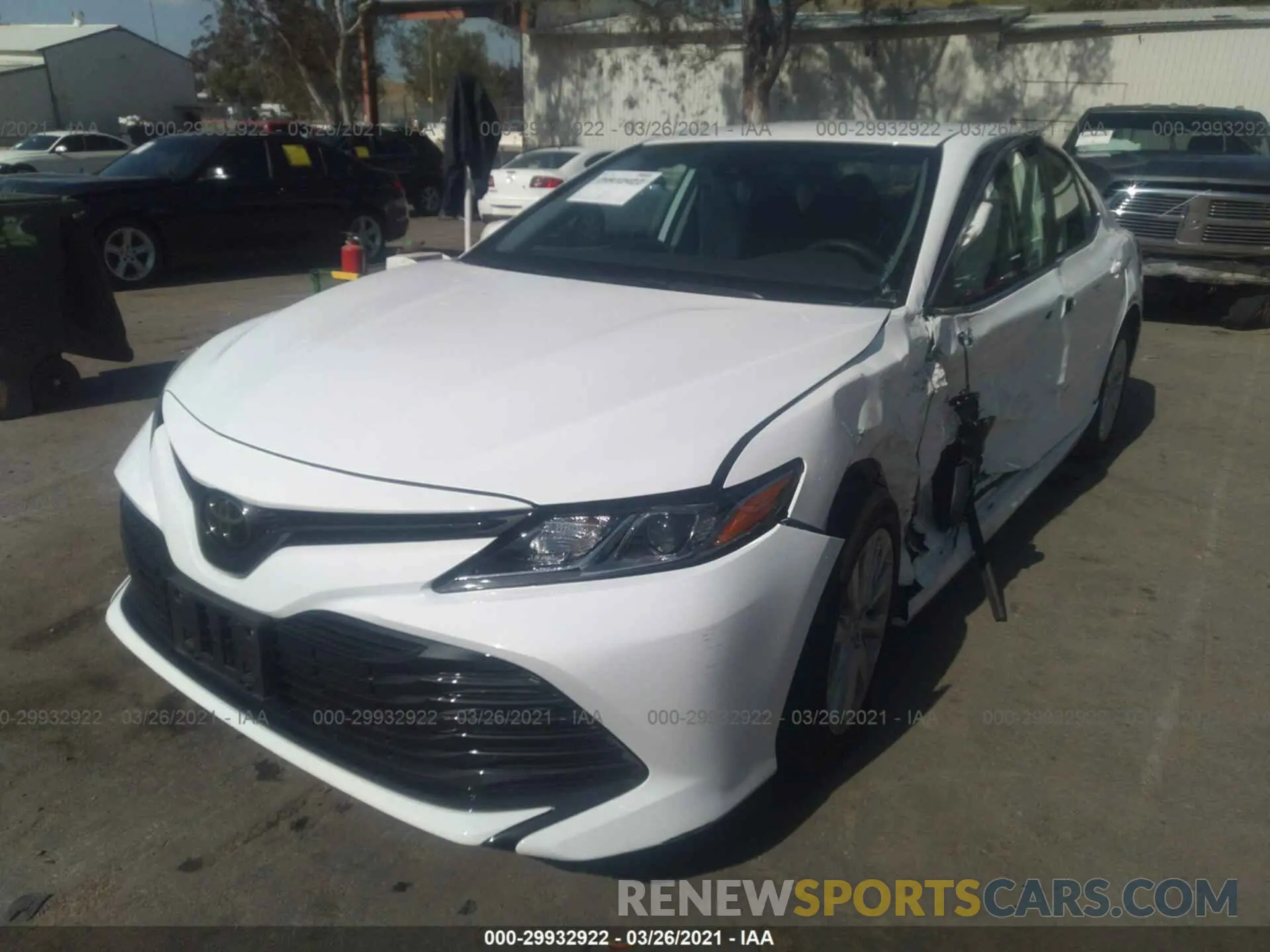 2 Photograph of a damaged car 4T1C11AK3LU368326 TOYOTA CAMRY 2020