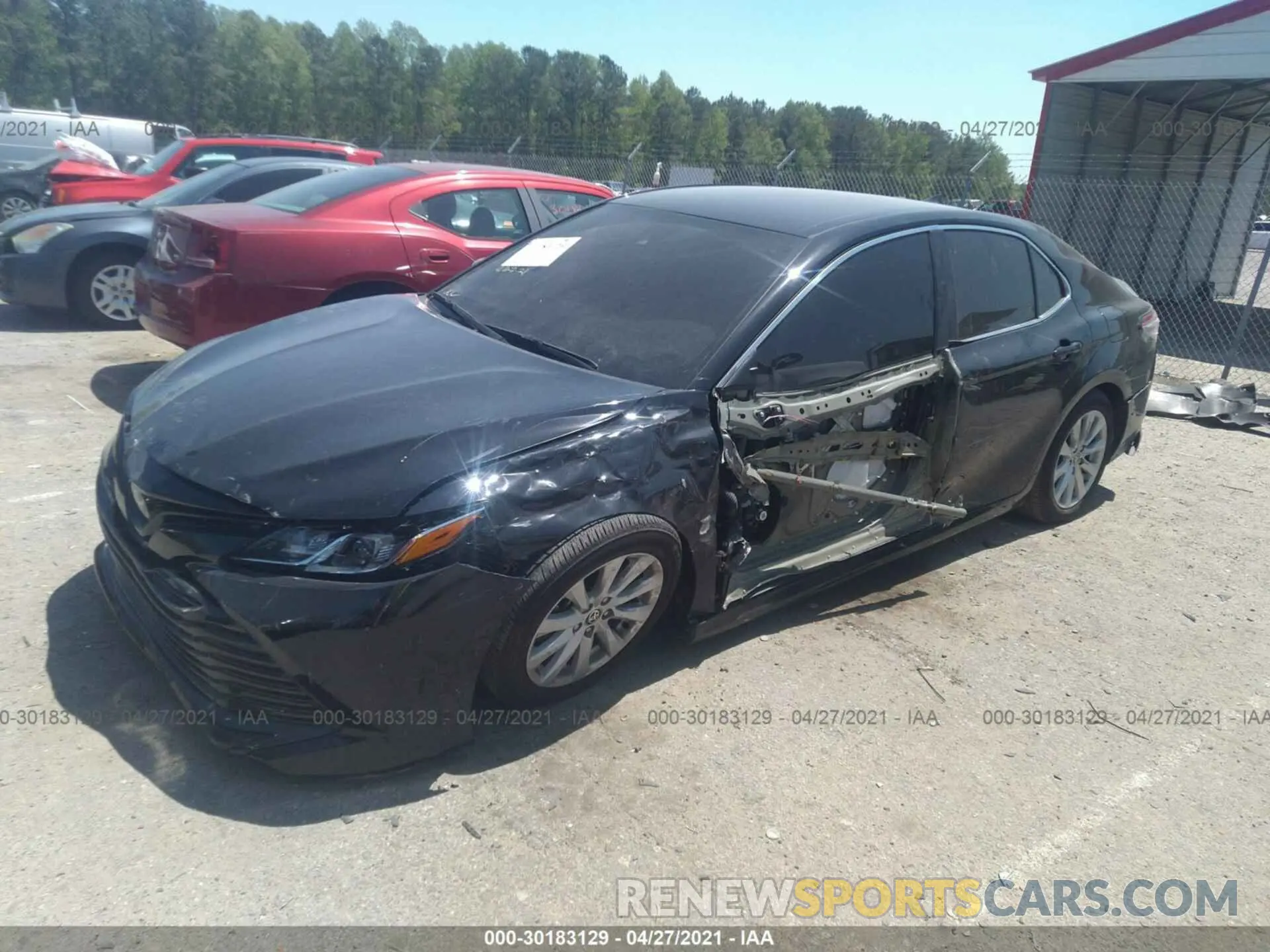 2 Photograph of a damaged car 4T1C11AK3LU985144 TOYOTA CAMRY 2020