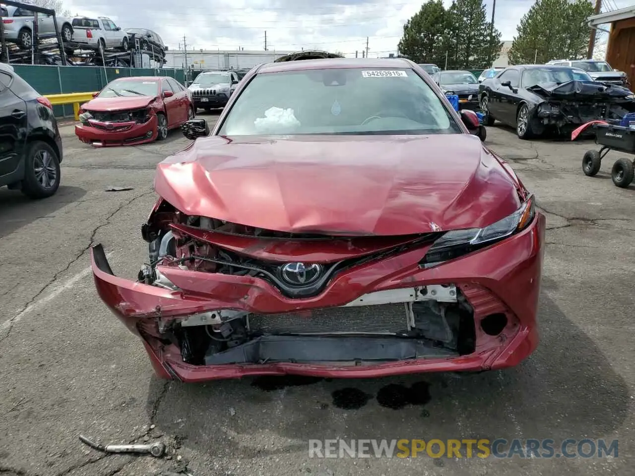 5 Фотография поврежденного автомобиля 4T1C11AK3LU997665 TOYOTA CAMRY 2020