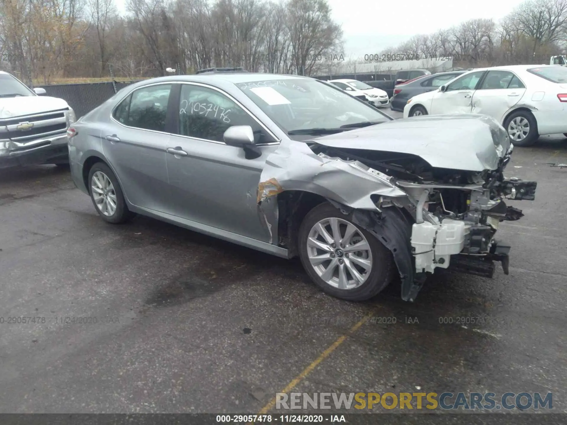 1 Photograph of a damaged car 4T1C11AK4LU331348 TOYOTA CAMRY 2020