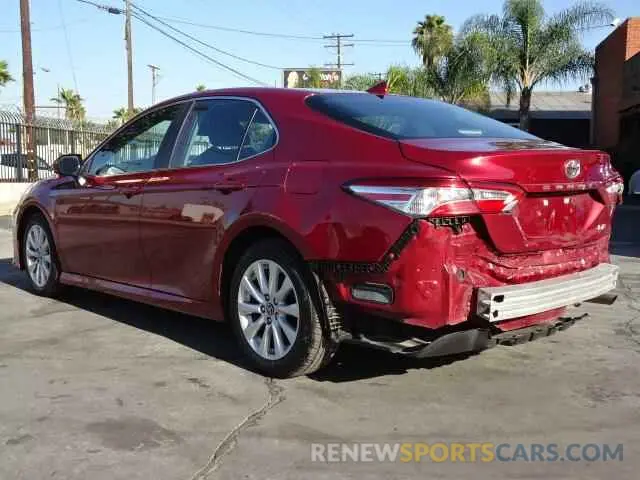 3 Photograph of a damaged car 4T1C11AK4LU334105 TOYOTA CAMRY 2020