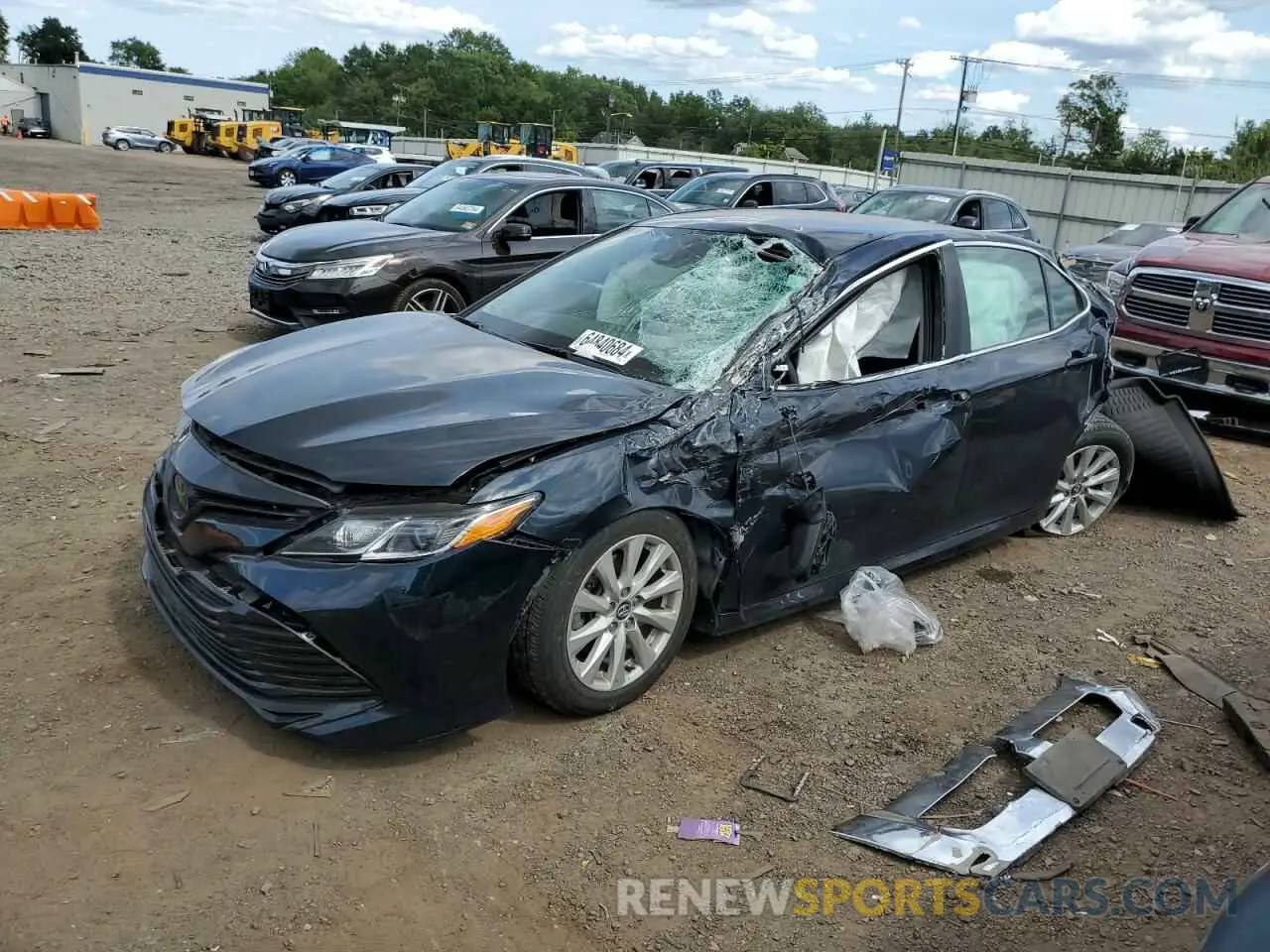 1 Photograph of a damaged car 4T1C11AK4LU335853 TOYOTA CAMRY 2020
