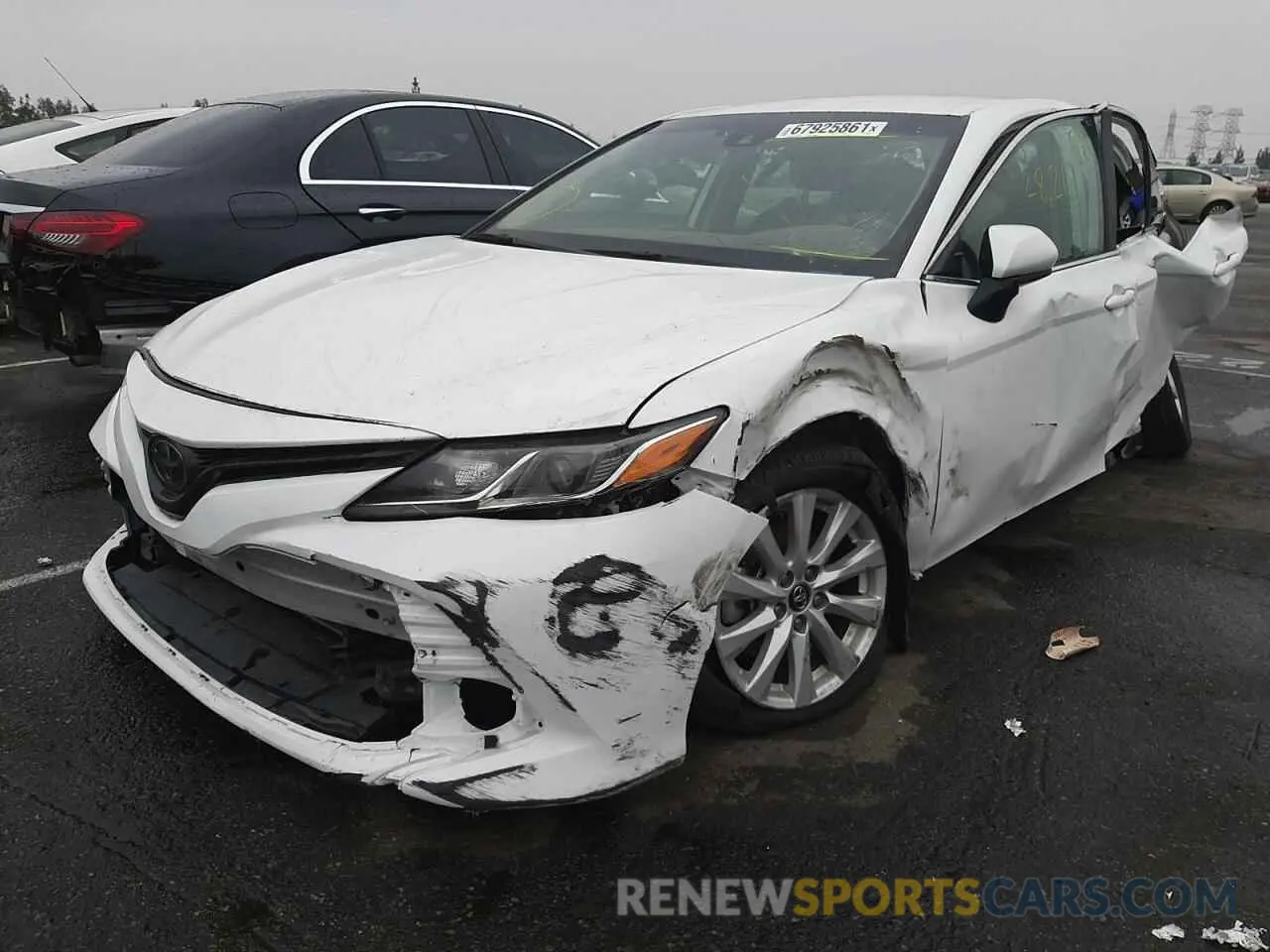 2 Photograph of a damaged car 4T1C11AK4LU916463 TOYOTA CAMRY 2020