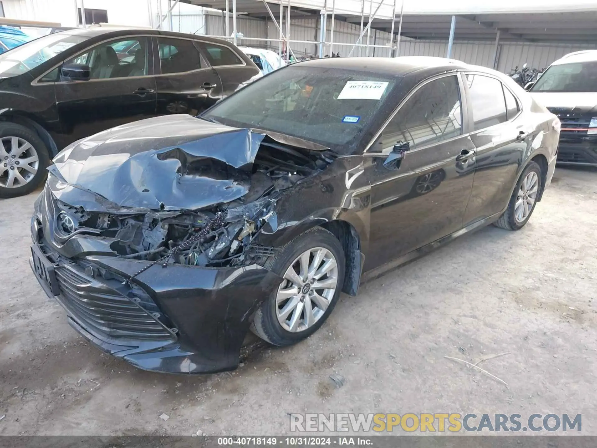 2 Photograph of a damaged car 4T1C11AK4LU933960 TOYOTA CAMRY 2020