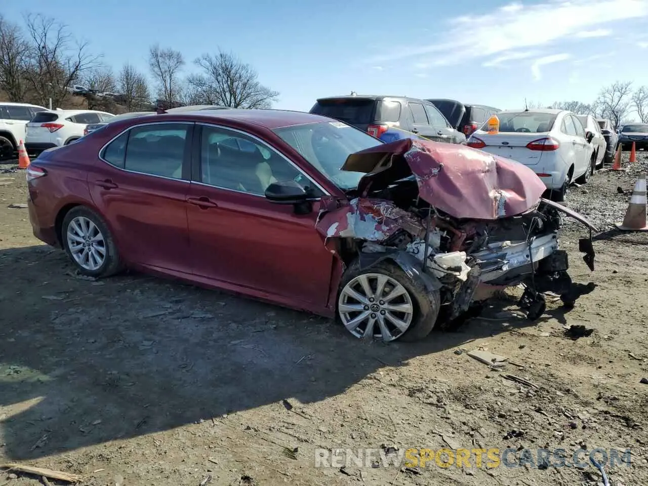4 Photograph of a damaged car 4T1C11AK5LU334517 TOYOTA CAMRY 2020