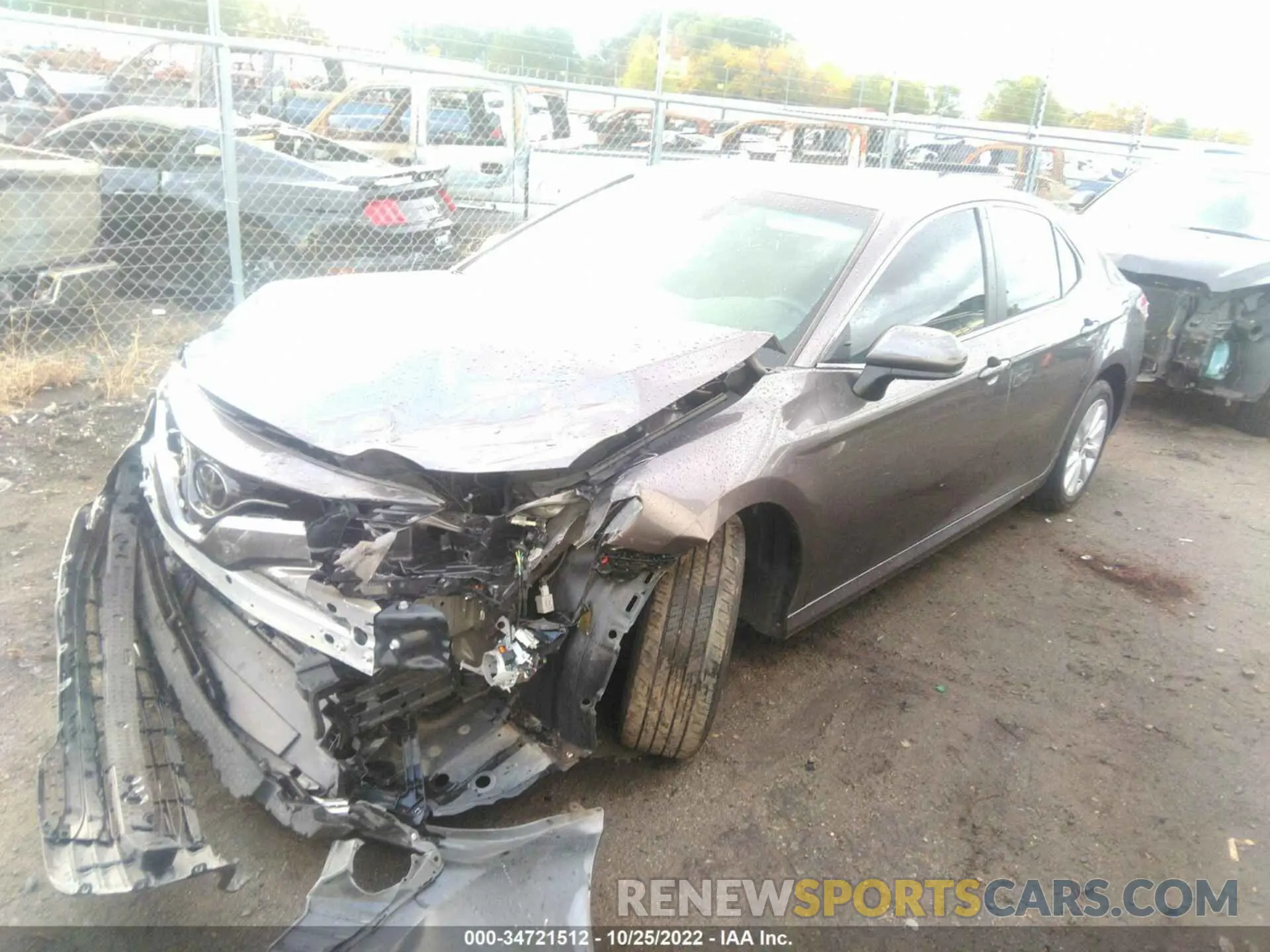 2 Photograph of a damaged car 4T1C11AK5LU396709 TOYOTA CAMRY 2020