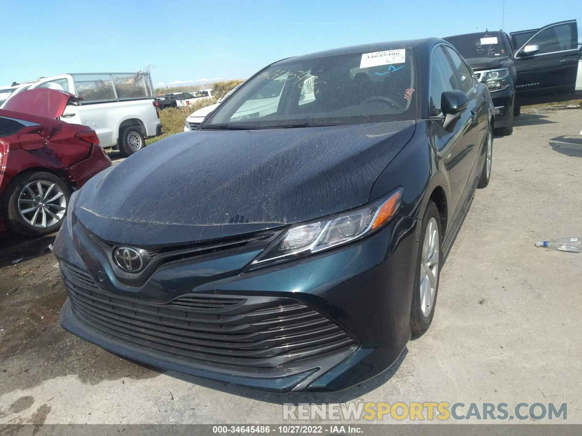 2 Фотография поврежденного автомобиля 4T1C11AK5LU885627 TOYOTA CAMRY 2020