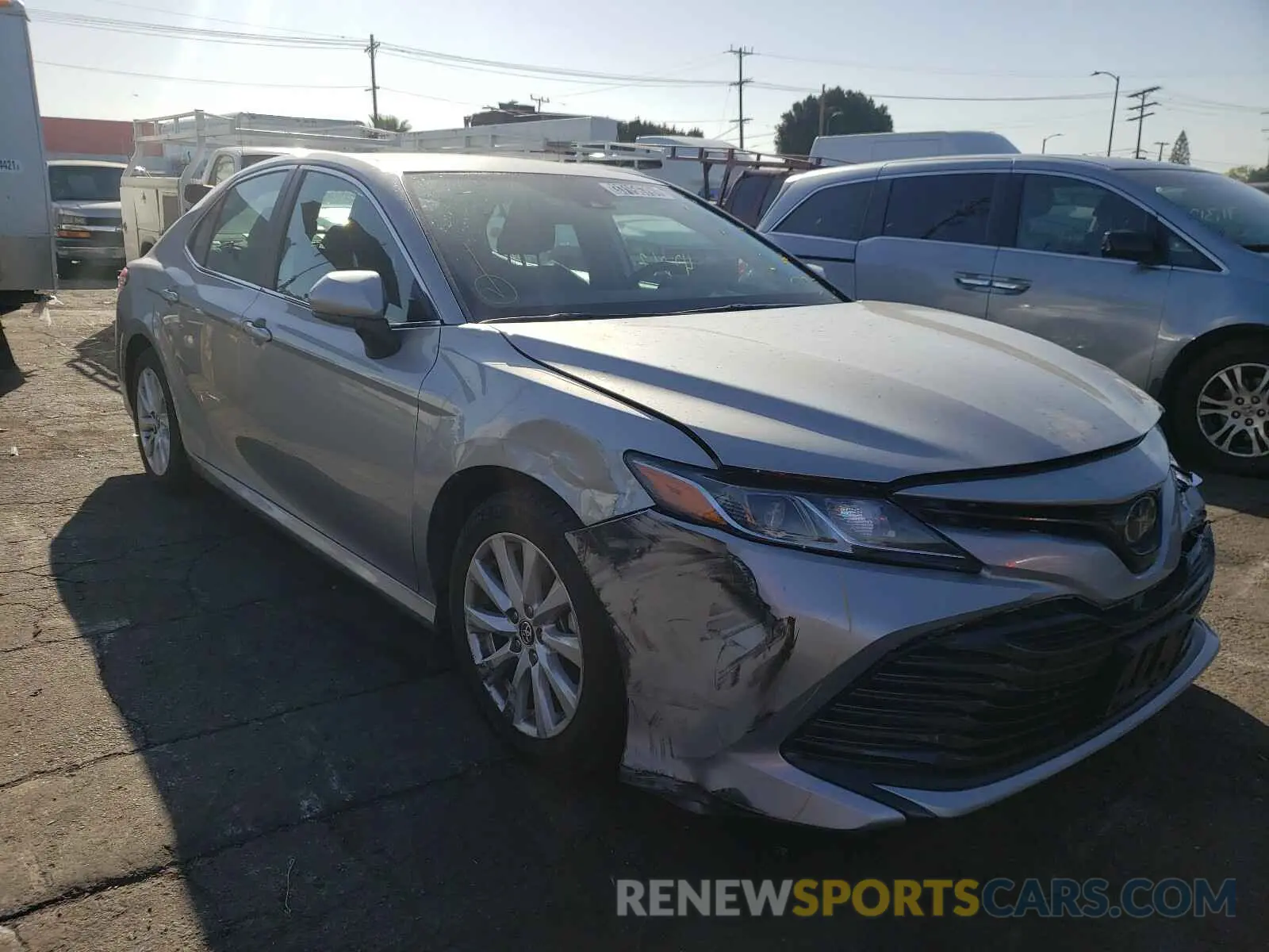 1 Photograph of a damaged car 4T1C11AK6LU346661 TOYOTA CAMRY 2020