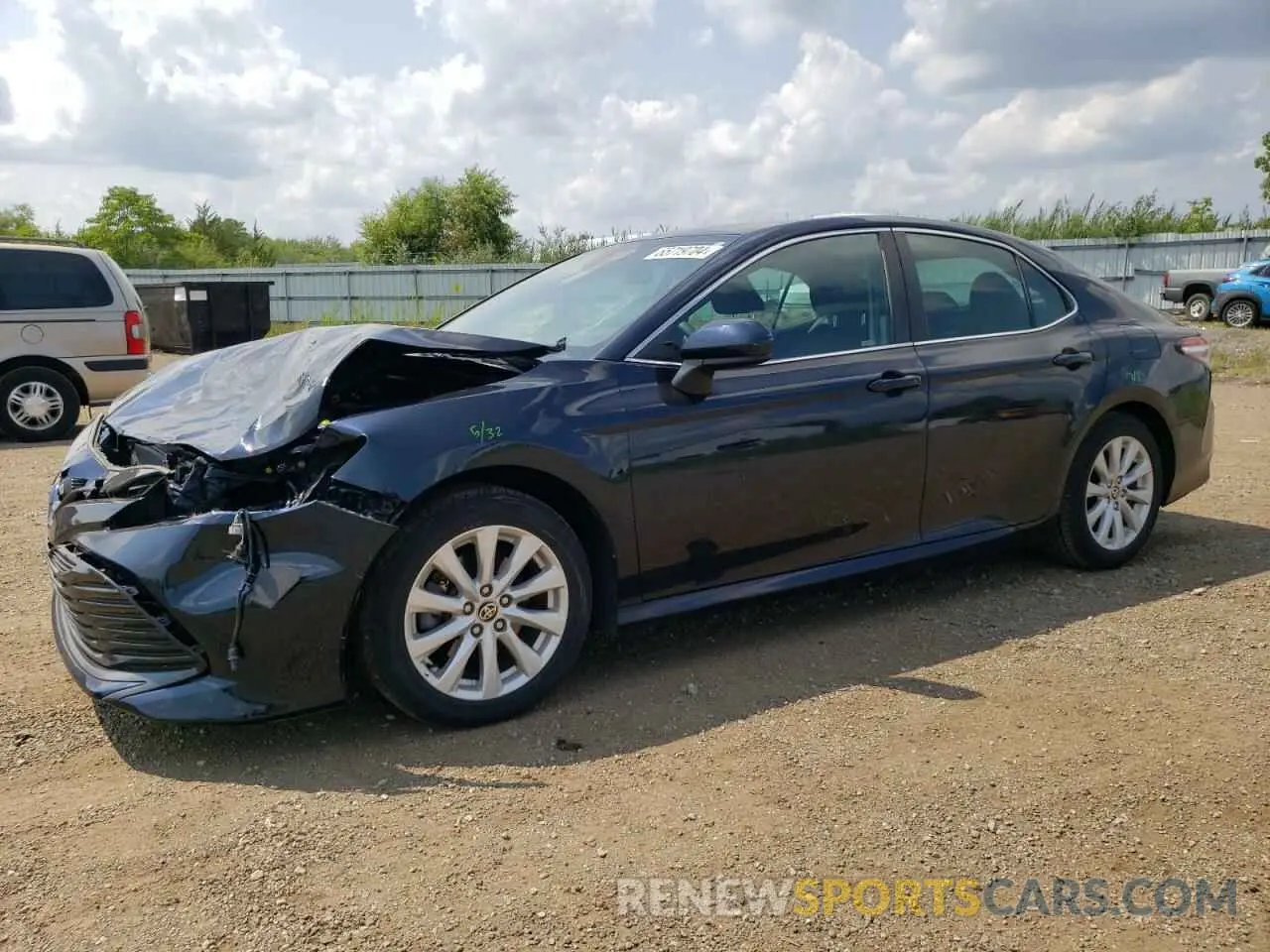 1 Photograph of a damaged car 4T1C11AK6LU501497 TOYOTA CAMRY 2020