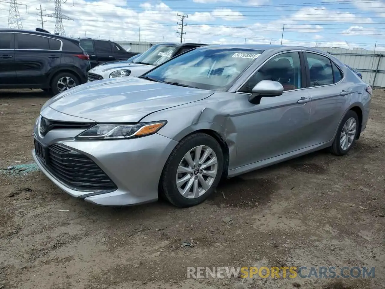 1 Photograph of a damaged car 4T1C11AK6LU502908 TOYOTA CAMRY 2020