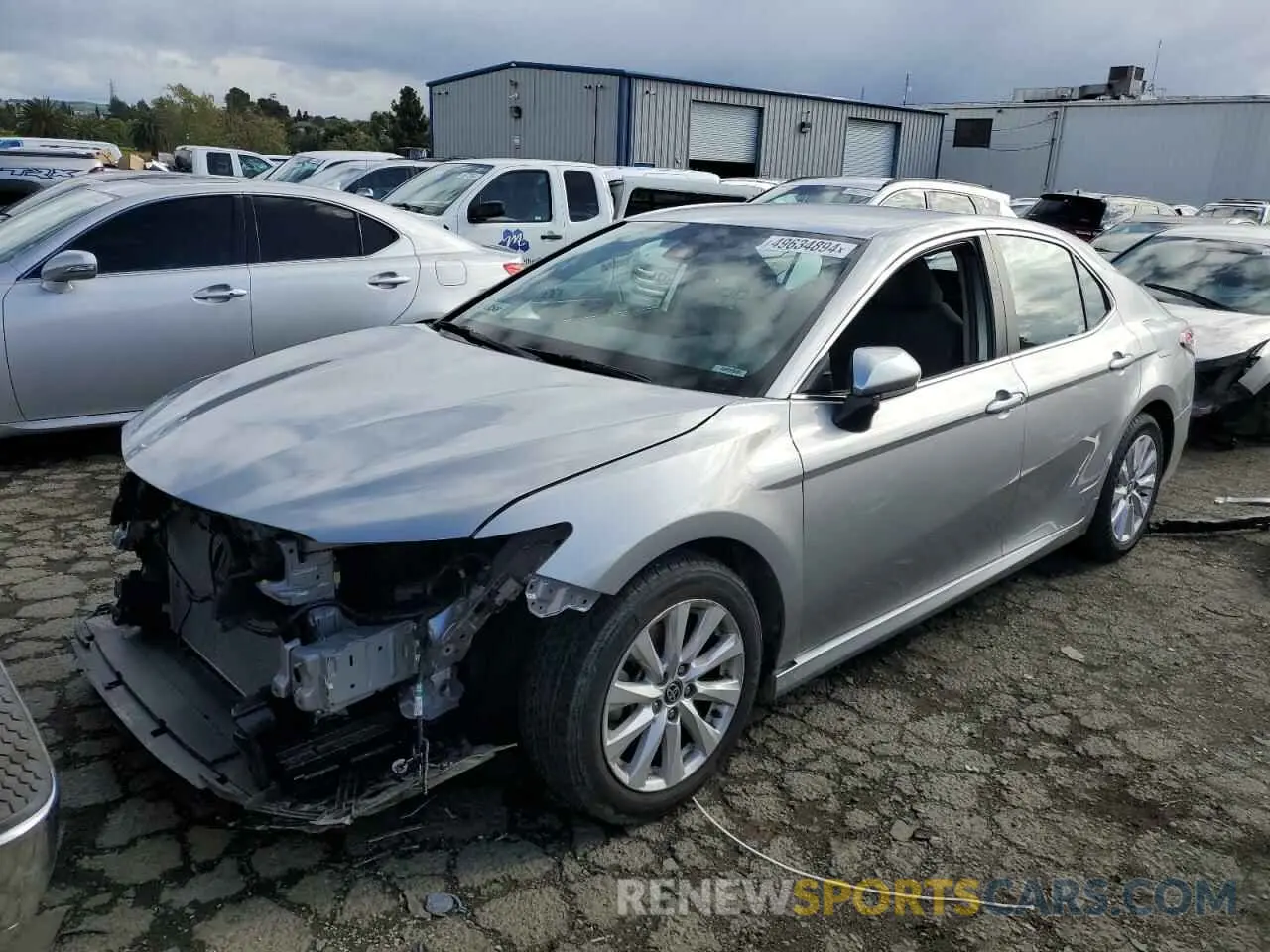 1 Photograph of a damaged car 4T1C11AK6LU505419 TOYOTA CAMRY 2020