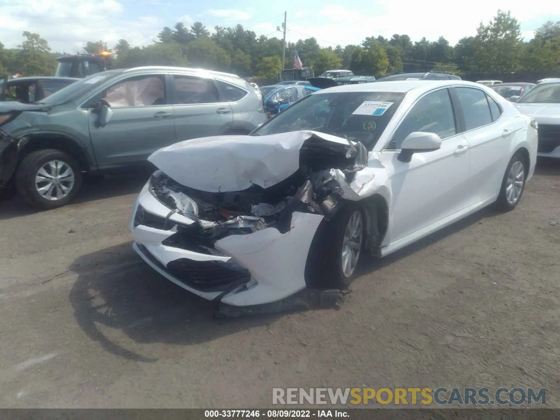2 Фотография поврежденного автомобиля 4T1C11AK6LU861465 TOYOTA CAMRY 2020