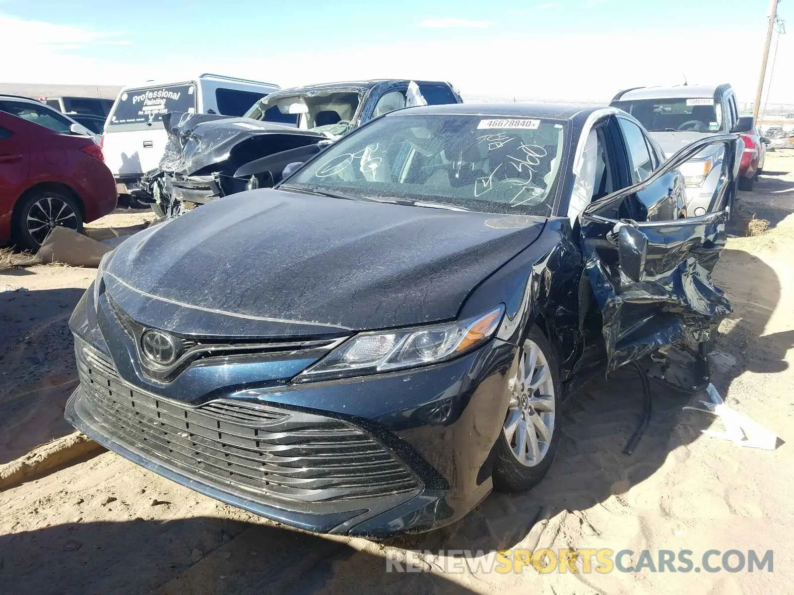 2 Photograph of a damaged car 4T1C11AK6LU880520 TOYOTA CAMRY 2020