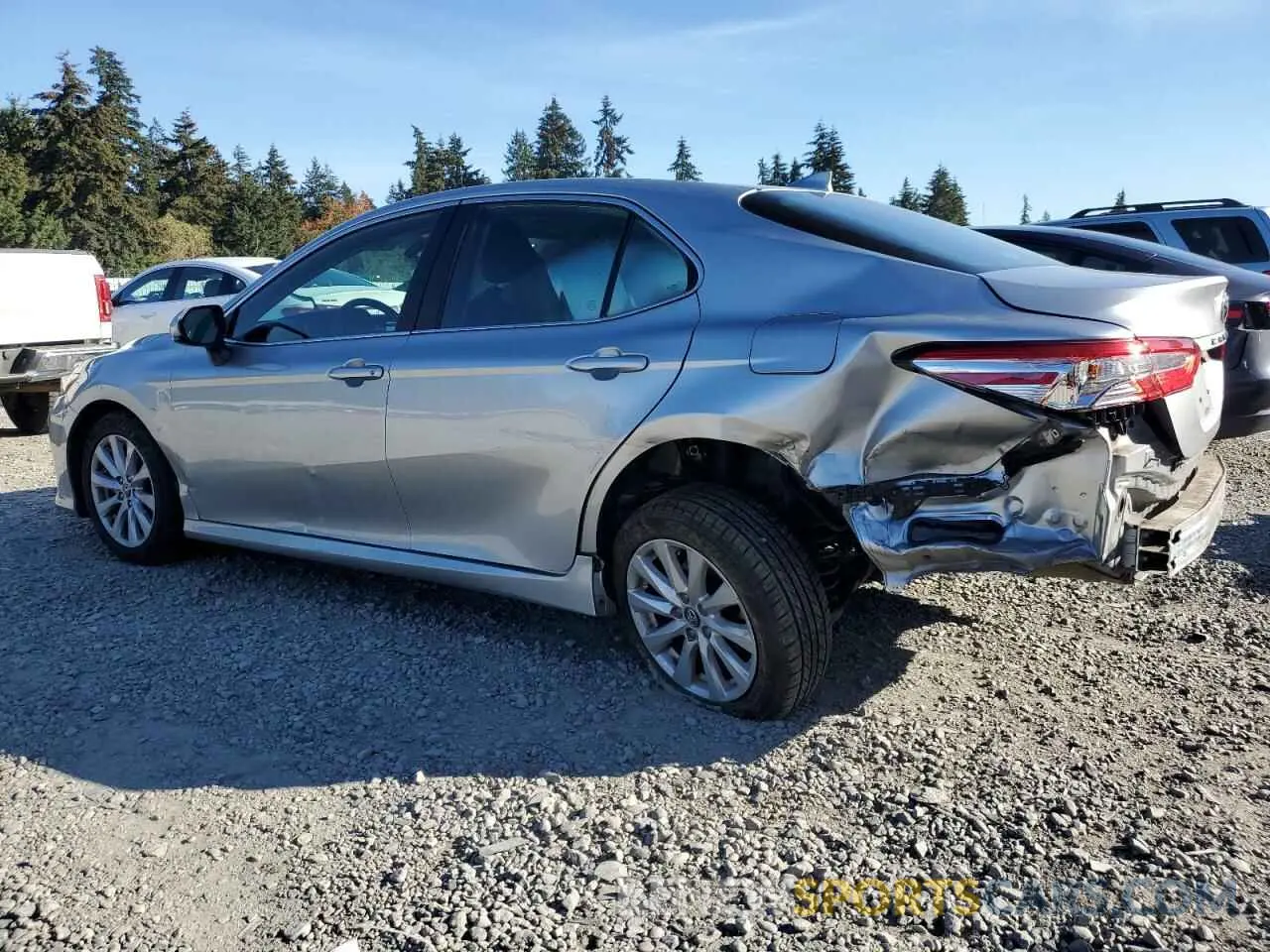 2 Photograph of a damaged car 4T1C11AK6LU912379 TOYOTA CAMRY 2020