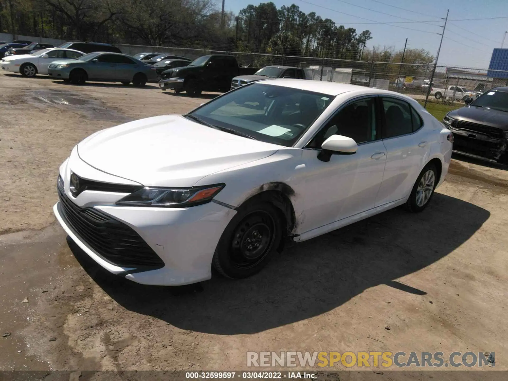 2 Photograph of a damaged car 4T1C11AK6LU947343 TOYOTA CAMRY 2020