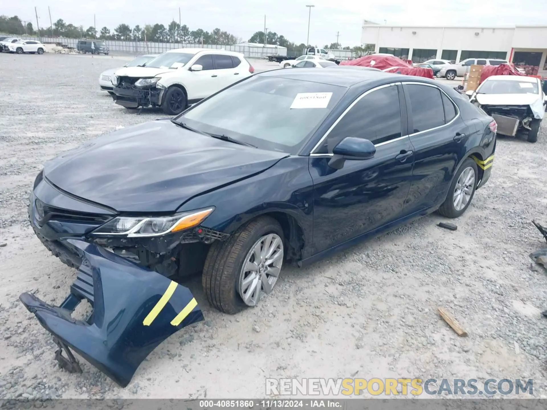 2 Photograph of a damaged car 4T1C11AK7LU904047 TOYOTA CAMRY 2020