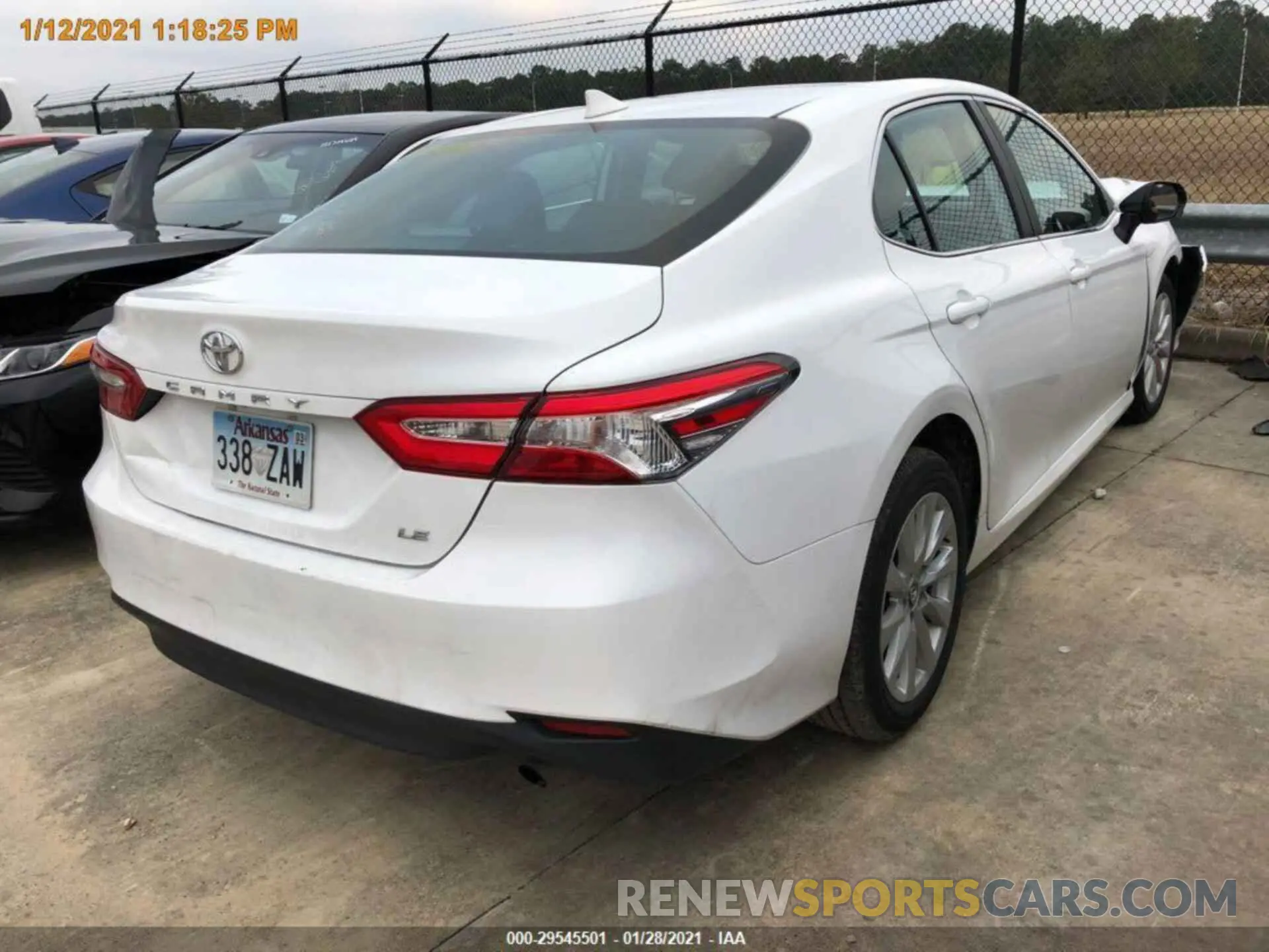 2 Photograph of a damaged car 4T1C11AK7LU938943 TOYOTA CAMRY 2020