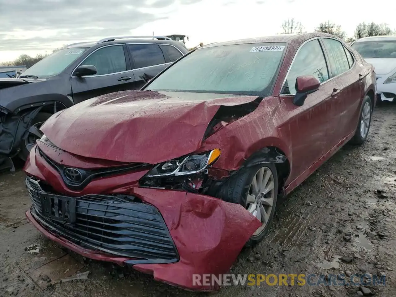 1 Photograph of a damaged car 4T1C11AK7LU943866 TOYOTA CAMRY 2020
