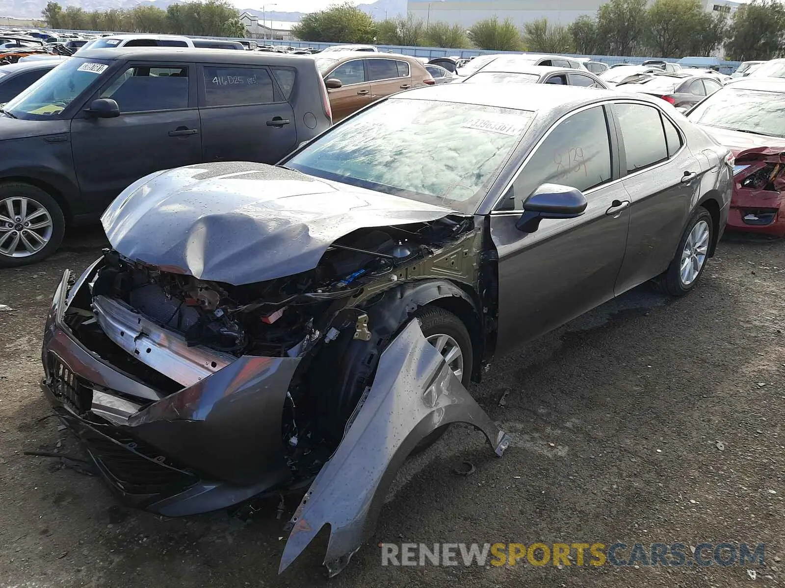 2 Photograph of a damaged car 4T1C11AK8LU311930 TOYOTA CAMRY 2020