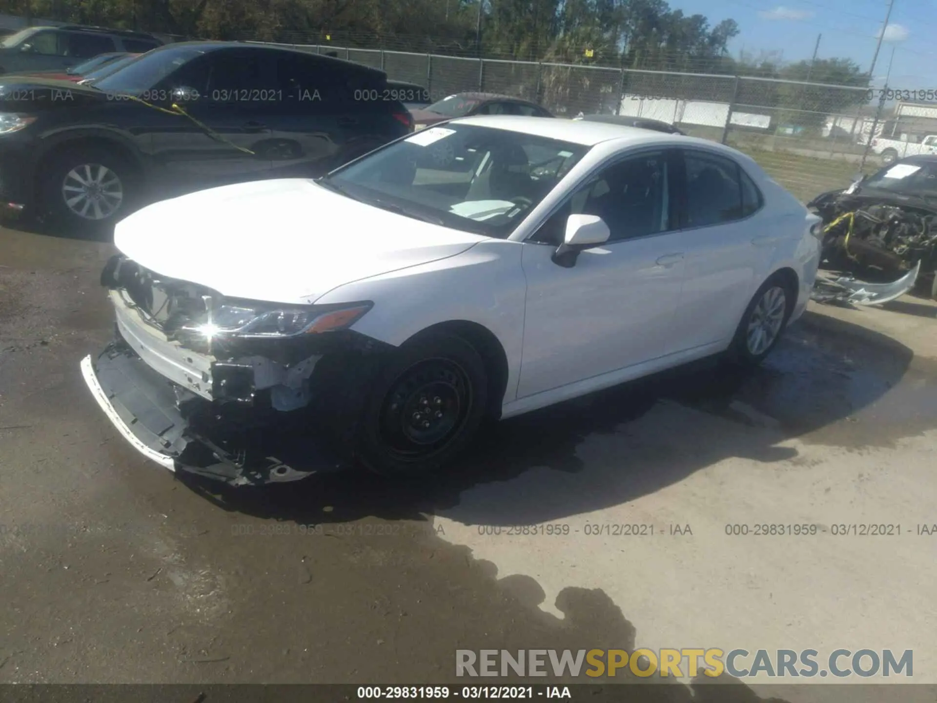 2 Photograph of a damaged car 4T1C11AK8LU314388 TOYOTA CAMRY 2020