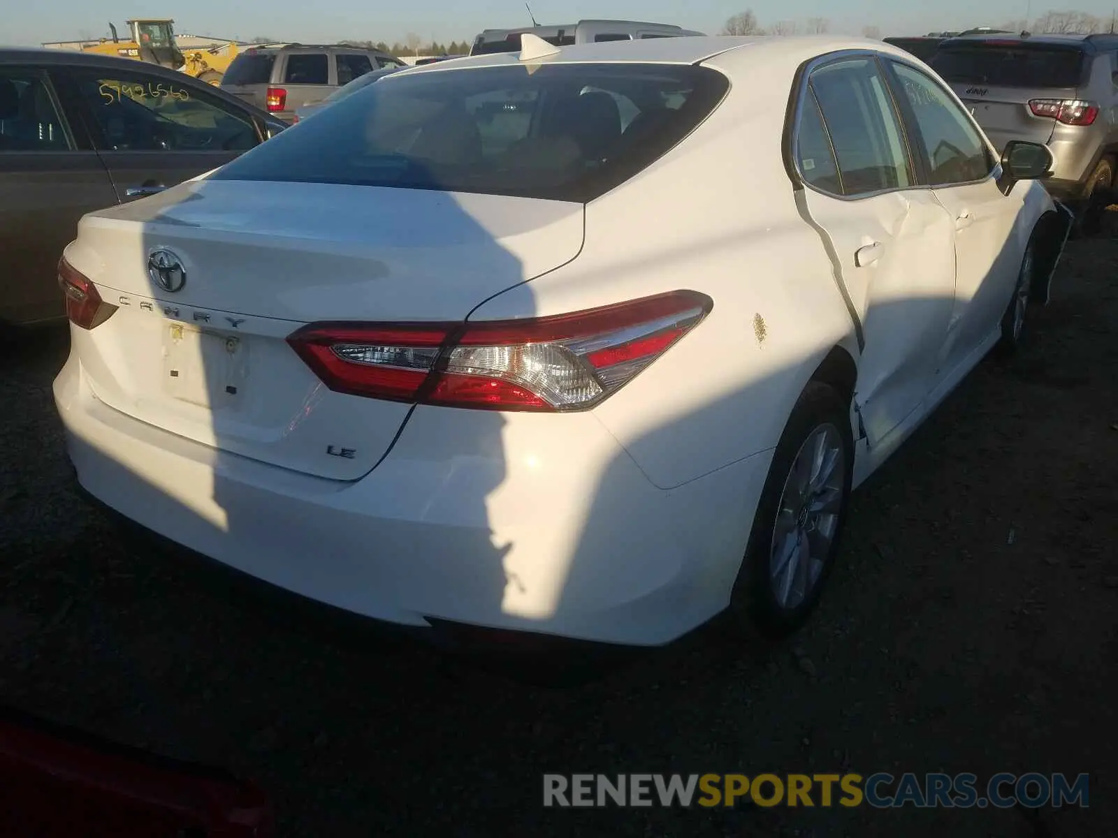 4 Photograph of a damaged car 4T1C11AK8LU345768 TOYOTA CAMRY 2020