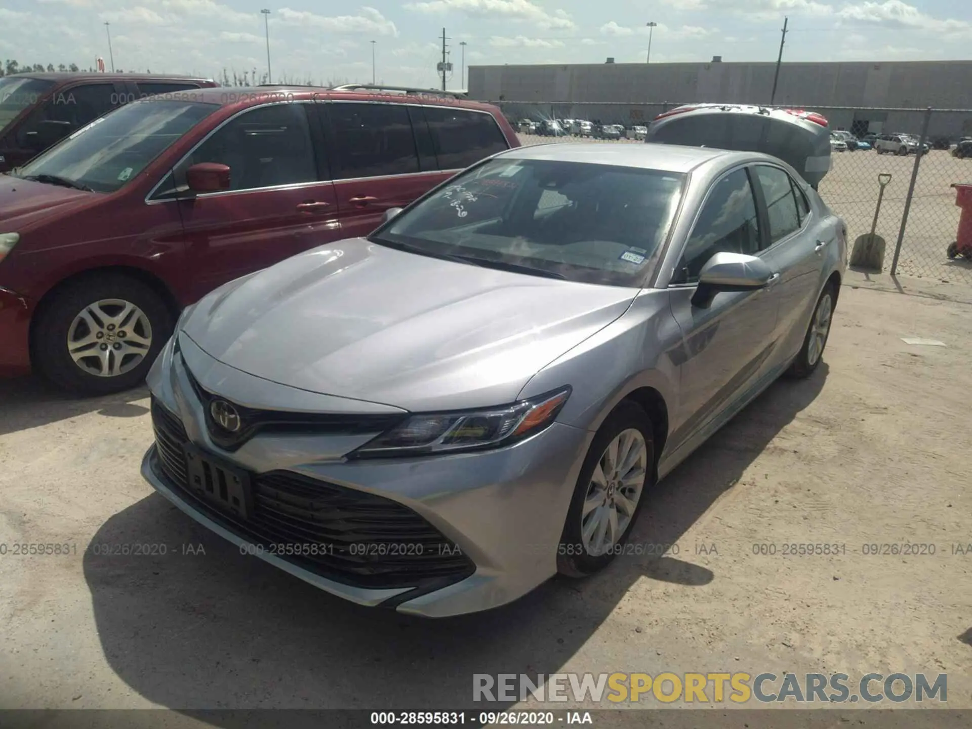 2 Photograph of a damaged car 4T1C11AK8LU348069 TOYOTA CAMRY 2020