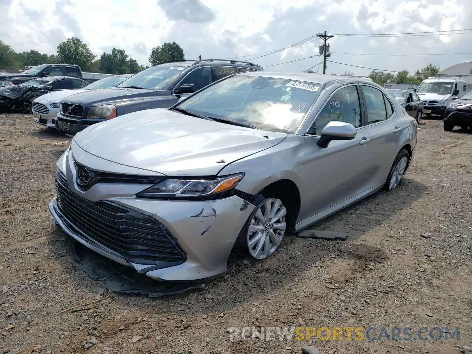 2 Photograph of a damaged car 4T1C11AK8LU941804 TOYOTA CAMRY 2020